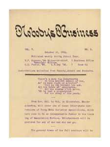 Nobody's Business (vol. 5, no. 5), October 31, 1903
