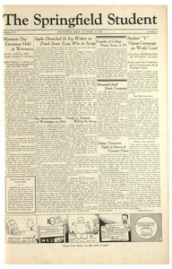 The Springfield Student (vol. 16, no. 03) October 16, 1925