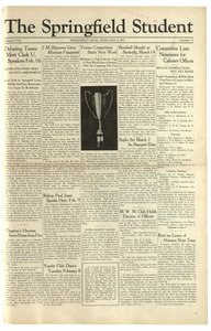 The Springfield Student (vol. 17, no. 15) February 4, 1927