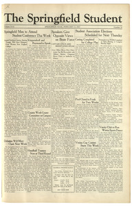 The Springfield Student (vol. 17, no. 16) February 11, 1927