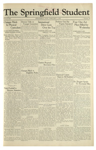 The Springfield Student (vol. 19, no. 14) February 1, 1929