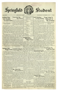 The Springfield Student (vol. 23, no. 06) November 2, 1932