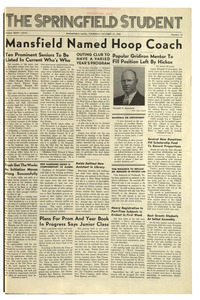 The Springfield Student (vol. 33, no. 12) October 25, 1942