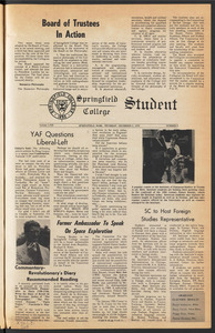 The Springfield Student (vol. 58, no. 09) Dec. 3, 1970