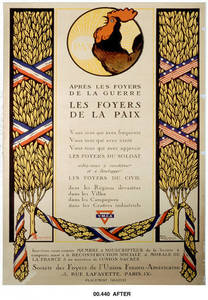 World War I Poster - Apres Les Foyers de la Guerre…(After the hearths of the war…)