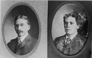William B. Durand (Class of 1895) and Amos A. Stagg (Class of 1891)