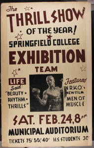 SC Gymnastics Exhibition Team Poster, Municipal Auditorium