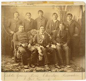 Dakota YMCA group photograph, 1887