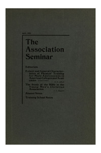 The Association Seminar (vol. 10 no. 6), April, 1902