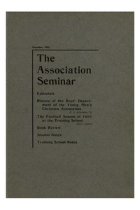 The Association Seminar (vol. 12 no. 03), December, 1903