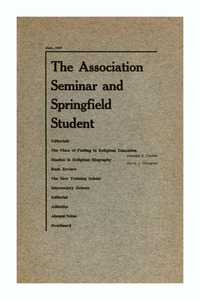 The Association Seminar (vol. 17 no. 9), June, 1909