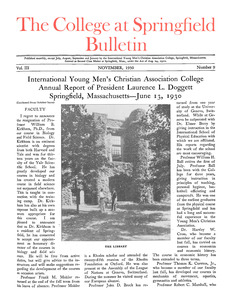 The Bulletin (vol. 3, no. 9), November 1930