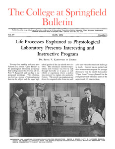 The Bulletin (vol. 4, no. 1), May 1931