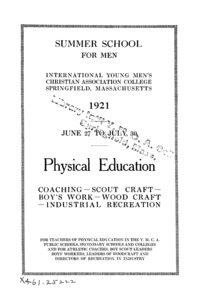 Summer School Catalog, 1921