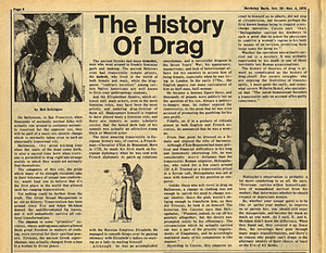 The History of Drag