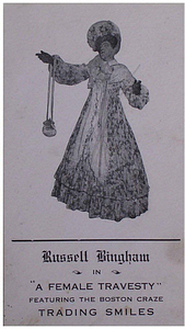 Russell Bingham in “A Female Travesty”