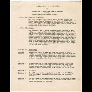 Proposed draft - constitution for Interface Clergy Committee on Renewal ...