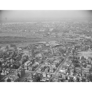 Schlager Steel Company, Parsons, Friedman and Central, business and residential area, Somerville, MA