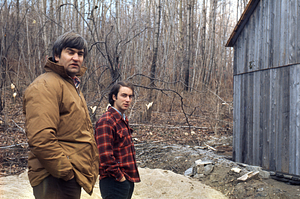 Thomas C. Jorling and Peter McChesney at Moon Barn restoration