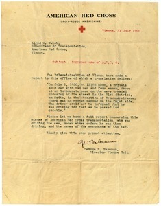 Letter from George W. Bakeman to Lloyd E. Walsh