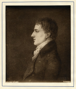 Print of Charles Lamb after the portrait by Robert Hancock