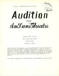 Audition for AmDans Theatre
