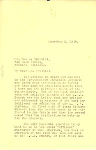 Letter from W. E. B. Du Bois to Dan B. Brummitt