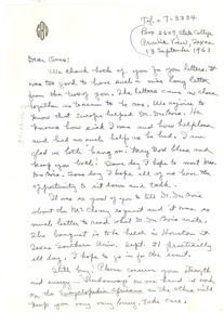 Letter from W. R. and Glovina Virginia Perry Banks to Shirley and W. E. B. Du Bois