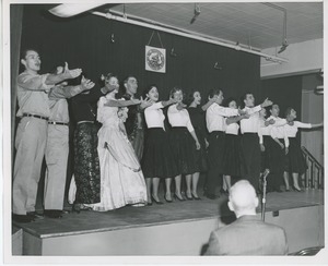 Performers at Thanksgiving celebration