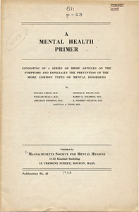 A mental health primer