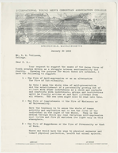 Letter to Edgar Robinson from Frank M. Mohler (January 29, 1932)