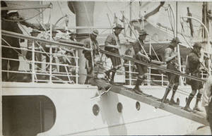 Boy Scouts Disembarking (c. 1911)