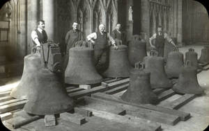 Tuning Bells at York Minster (c. 1914)