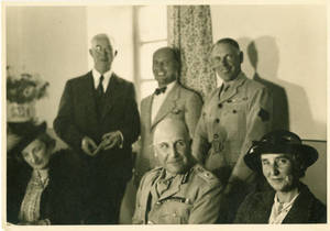 Alvah L. Miller with others