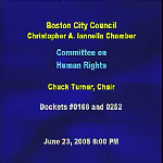 Committee on Human Rights hearing recording, June 23, 2005