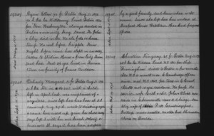 Tewksbury Almshouse Intake Record: Doherty, Margaret