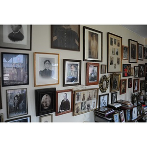 Photographs in the living room of Reverend Chauncy Moore