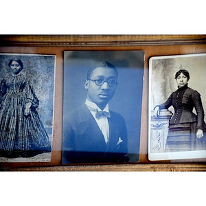 Three portraits of African American youngsters
