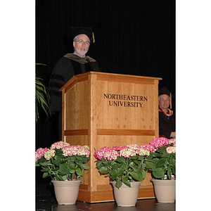 Faculty member speaks at School of Nursing convocation