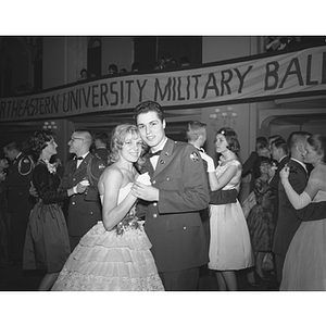 Couple dances at the Military Ball