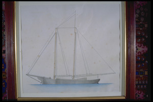Nautical Scene with Ship "The Atlanta"