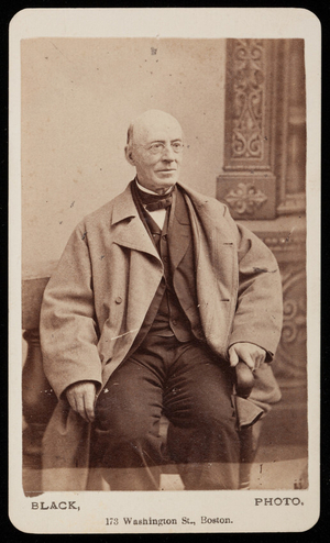 Studio portrait of William Lloyd Garrison, Boston, Mass., undated