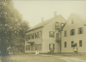 Exterior view of Brook Farm, West Roxbury, Mass., undated