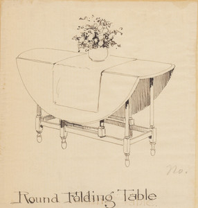 "Round Folding Table"