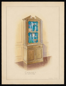 "Cabinet of Knotty Pine"