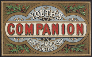 Trade card for The Youth's companion, Perry Mason & Co., Boston, Mass., undated