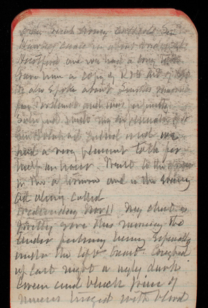 Thomas Lincoln Casey Notebook, October 1891-December 1891, 49, Wednesday Nov 11