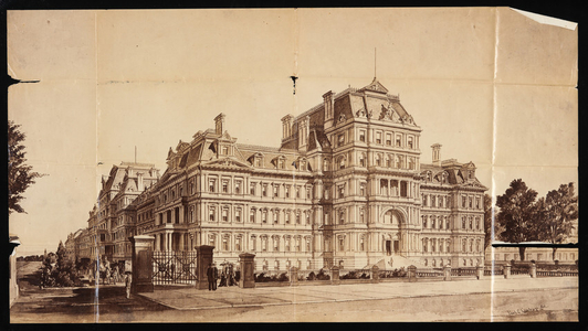 Printed material: State Dept Blg North Wing, undated