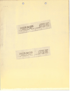 Joseph Magnin, Inc. receipts