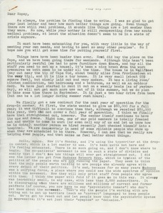 Letter from Judi Chamberlin to Hope Knútsson